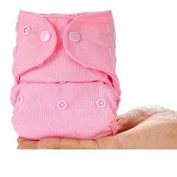 Bumberry Newborn Diaper Cover With One Bamboo Insert - Pink-picture-10