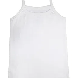 Kiddopanti Pack Of 3 Sleeveless Solid Tank Tops - White image 3