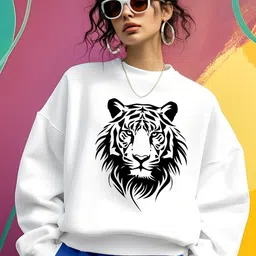 AUSK Women Graphic Printed Round Neck Full Sleeve Sweatshirt-image-81