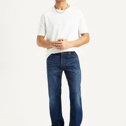 Levis Men Classic Relaxed Fit Mid-Rise Light Fade Stretchable Jeans-image-92