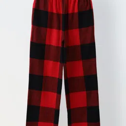 Spunkies Cotton Knit Full Sleeves Buffalo Checked Shirt With Coordinating Pant Set - Multi Colour image 5