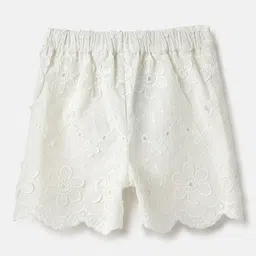 United Colors of Benetton Girls Regular Fit Mid-Rise Cotton Shorts-picture-16