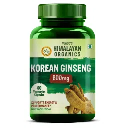 vlado's himalayan organic Vlado's Himalayan Organics Korean Red Ginseng 1000mg Boosts Immunity, Energy & Focus Tablets image 1