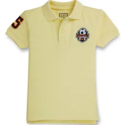 Gini and Jony Boys Graphic Printed Polo Collar Cotton T-shirt-picture-37