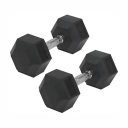 HackerX 2 Pieces Premium Hexagon Fixed Weight Dumbbells - 5 kg Each-picture-18