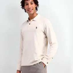 U.S. Polo Assn. Denim Co. Men Brand Logo Printed Polo Collar T-shirt image 5