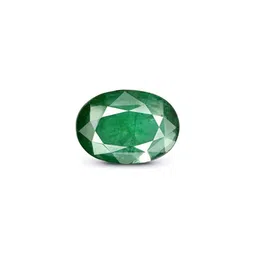 RRVGEM 10.50 KT Green Emerald Adjustable Silver Plated Ring image 3