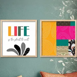 WALLLANE Set of 2 Modern Wood Wall Art-image-92