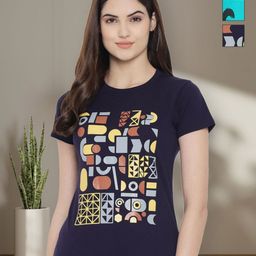Tromko Women Typography 3 Printed Applique T-shirt-picture-46