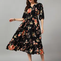 Raiyani Fashion Printed Crepe Anarkali Kurta-image-12