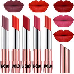 VOLO Set Of 5 Creme Matte Lipstick - 3.5g Each - 36-39-40-41-49-picture-47