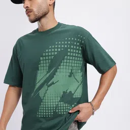 Marvel by Glitchez Captain America Print Oversized Fit T-shirt-picture-41