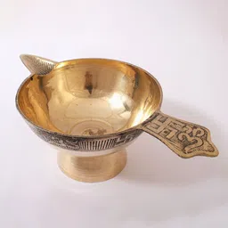 Exotic India Textured Pooja Diya image 3