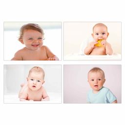 WENS HD Digital Baby Posters Pack of 4 - Multicolour-picture-32