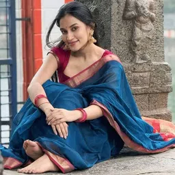 TheWonderWorld Silk Blend Saree-picture-18