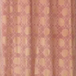 GEET CREATIONS Pink Set of 2 Geometric Long Door Curtain image 3