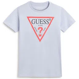 GUESS kids Boys Brand Logo Printed T-shirt image 1