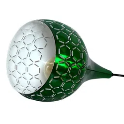 KINIS Green & Black Aluminium Quirky Ceiling Lamp image 5