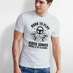 Seekbuylove Men Printed Bio Finish T-shirt-picture-38