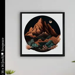 SOWPEACE White & Black 1 Piece Canvas Abstract Wall Photographs image 1