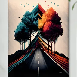 Livin'luxe Multicoloured Canvas Other Wall Paintings-picture-41