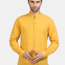 EdinWolf Men Thread Work Pastels Kurta image 1