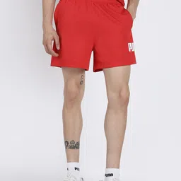 Puma Logo Lab Men Brand Logo Printed Mid Rise Shorts-picture-34