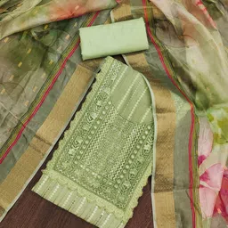 MANVAA Embellished Unstitched Dress Material-picture-18