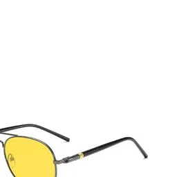 EYMEN I Unisex Aviator Polarised & UV Protected Sunglasses eym_IPolarized Yellow@Aviator image 3