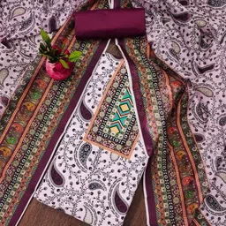 Rangtulika Ethnics Printed Unstitched Dress Material-picture-32