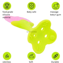 Mastela Fruit Shaped Silicone Teether - Pink image 2