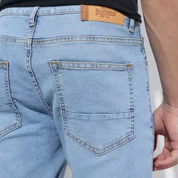 The Roadster Life Co. Men Carrot Fit Heavy Fade Stretchable Jeans image 3