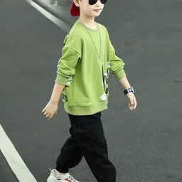 BILLYBALL Unisex Kids Printed T-shirt with Trousers-picture-36