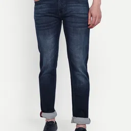 MEGHZ Men Micheal Slim Fit Heavy Fade Stretchable Jeans image 1