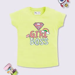YK X Minute Mirth Infant Girls Supergirl Printed Pure Cotton T-shirt-picture-29