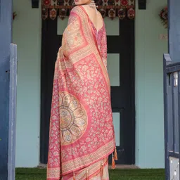 ALMAARI FASHION Ethnic Motifs Pure Cotton Saree image 5