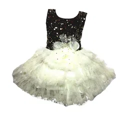 Samjho Fashion Girls Velvet Fit & Flare Dress-image-84