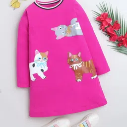 BRIGHT STARS KIDSWEAR Girls Cotton Dresses-picture-32