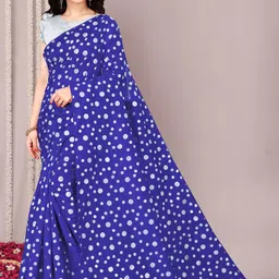 KALINI Polka Dot Printed Saree-picture-19