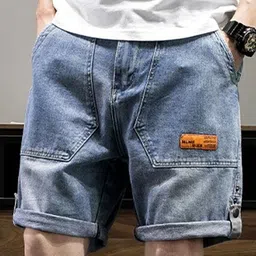 StyleCast Men Denim Shorts image 2