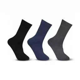 Akeeta Unisex Pack of 3 Cotton Calf Length Socks-picture-17