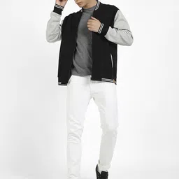 Campus Sutra Men Colourblocked Lightweight Bomber Jacket-picture-37