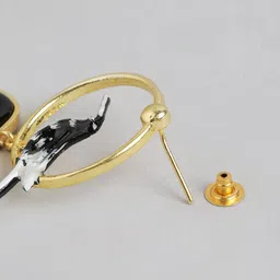 Anouk Gold Plated Beaded Contemporary Drop Earrings image 5