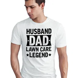 Seekbuylove Husband Dad Lawn Care Legend Printed Pure Cotton Bio Finish T-shirt-picture-11