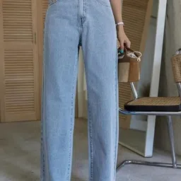 Pinkcity Mart Women Mid-Rise Slash Knee Jeans-picture-34