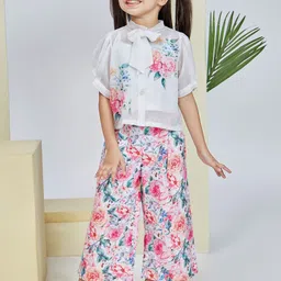 Peppermint Girls Printed Top With Trousers-picture-33