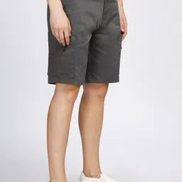 THREE DAYS Outland Operator Men Cotton Regular Fit Mid-Rise Cargo Shorts-picture-20
