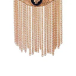 ADORN Pemium Golden Hanging Chains Designer Brooch for Men image 3