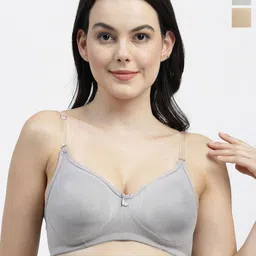 SHYAM SONS FLAIR Women Pack 2 Full Coverage T-shirt Bra-picture-36