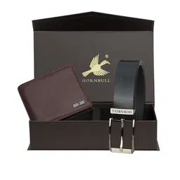 Hornbull Men Stella Leather RFID Protected Wallet Belt Accessory Gift Set-image-84